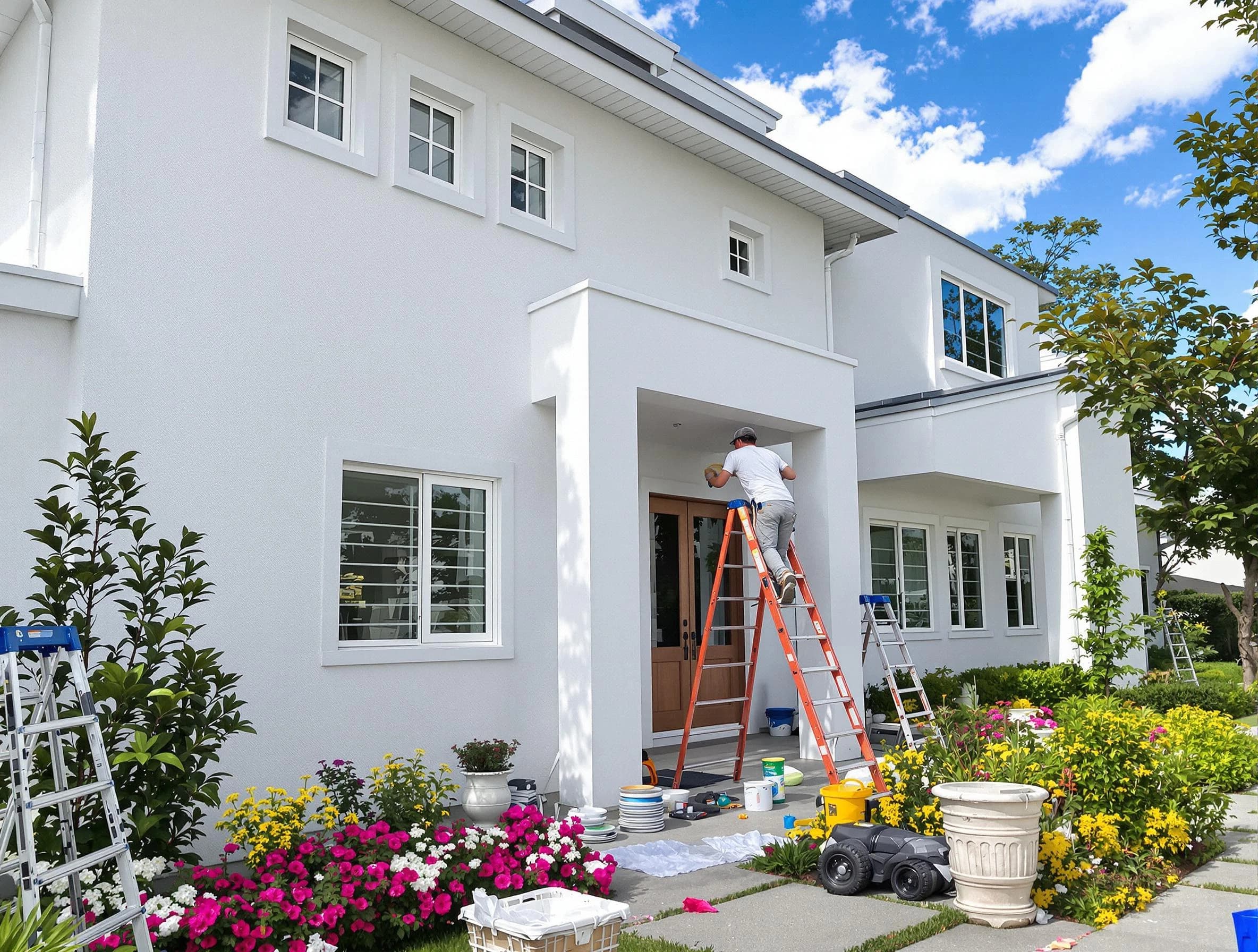 Cleveland Heights House Painters team delivering a fresh exterior coat in Cleveland Heights, OH