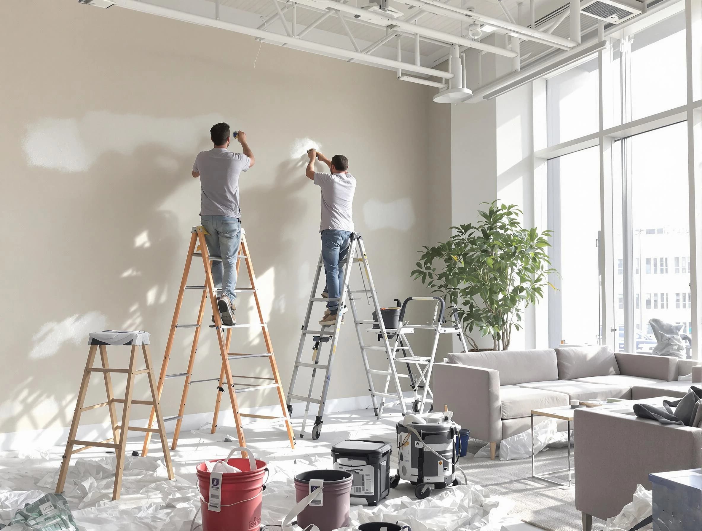 Cleveland Heights House Painters delivering commercial painting services in Cleveland Heights, OH