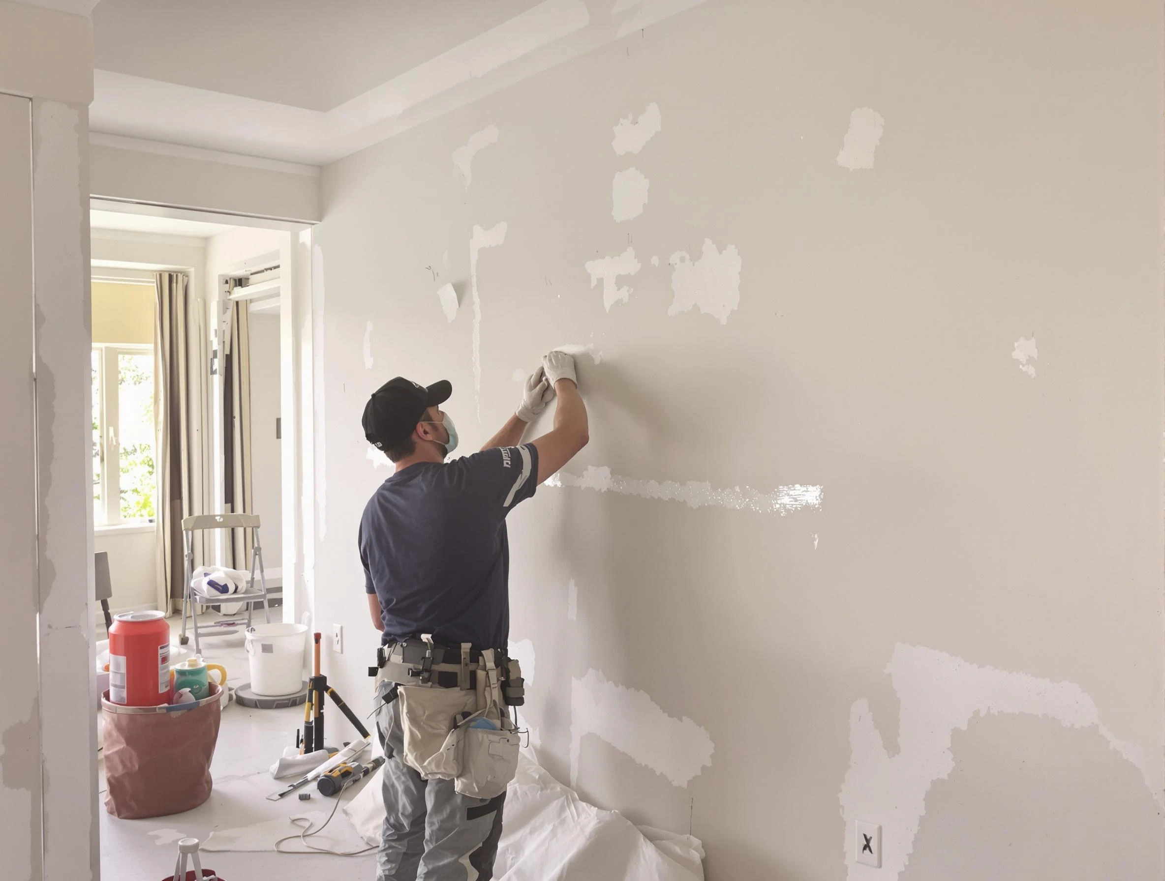 Taping and mudding service by Cleveland Heights House Painters in Cleveland Heights